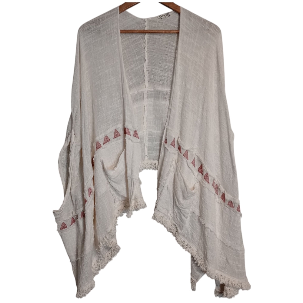 Free People Intimately Free Open Front Southwestern Boho Kimono